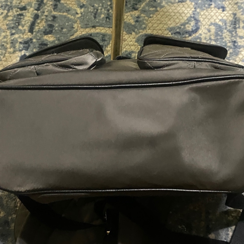 Michael Kors Quilted Charcoal Backpack - Picture 4 of 7